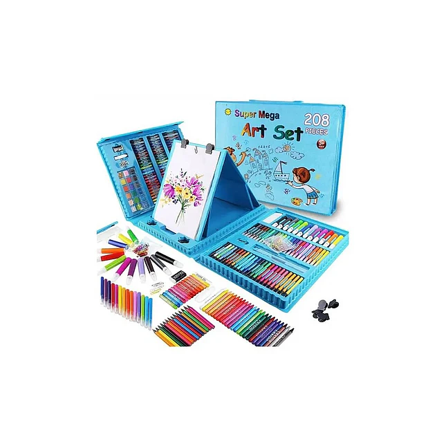 Set de Arte Infantil 208 Piezas con Maletín y Atril 6