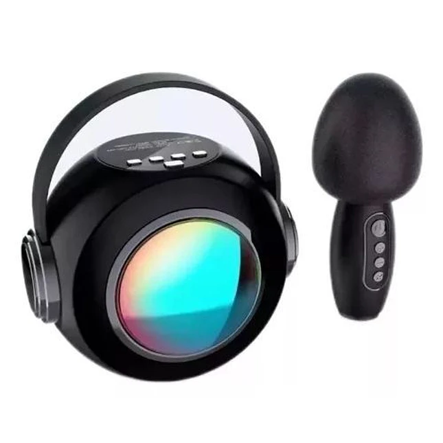 Parlante Karaoke LS-T6 con Micrófono Inalámbrico 3