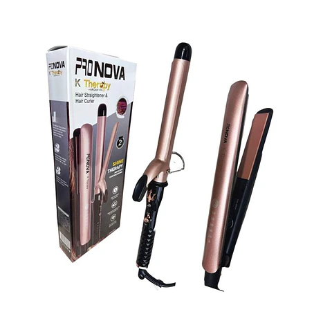 Set PRONOVA PRO-2603 Plancha + Rizador