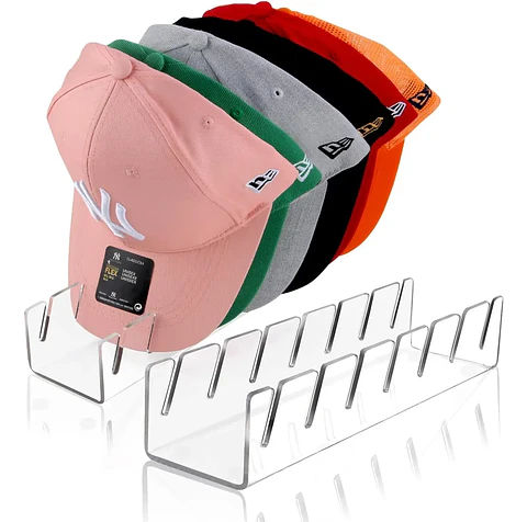 Organizador de Gorras Acrílico 7 Puestos HSR16