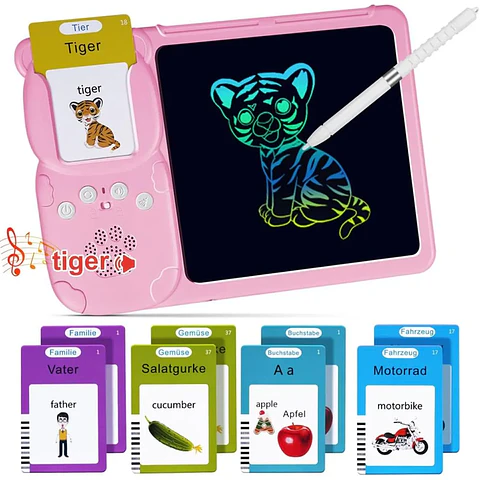 Tablero LED + Lector Educativo para Niños