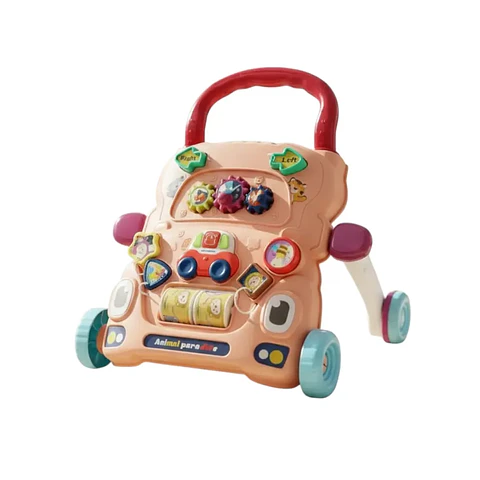 Andador Caminador Bebé HE0833 con Luz y Sonido – Rosa