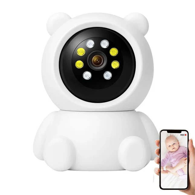 Cámara Robótica WiFi 3398-4 con Visión Nocturna 1