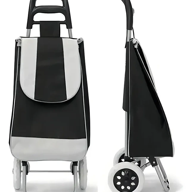 Carro de Mercado Plegable con Bolsa Desmontable 1