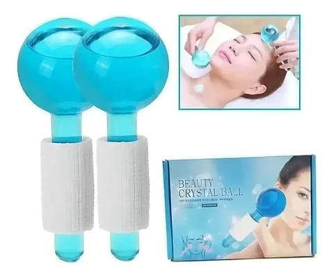 Masajeador Facial de Esferas de Hielo para Cuidado de la Piel