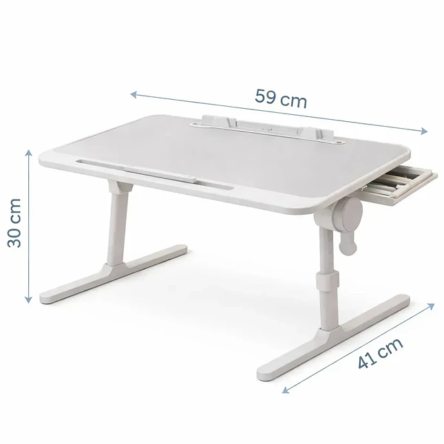 Mesa Portátil Plegable para Laptop con Ventilador y Luz USB 4