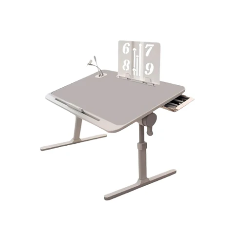 Mesa Portátil Plegable para Laptop con Ventilador y Luz USB