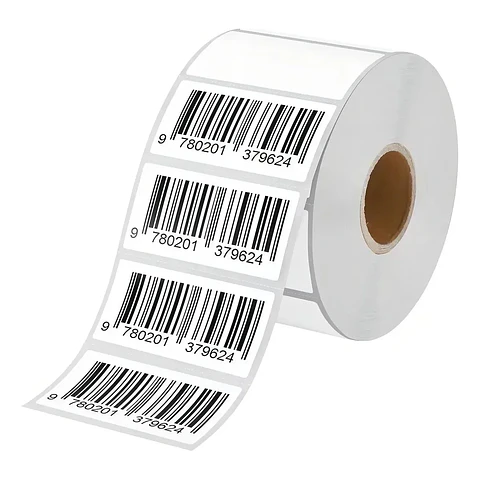 Papel Adhesivo para Etiquetas x 5 Rollos