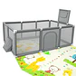 Corral Infantil con Tapete, Aro de Baloncesto y Portería - Miniatura 3