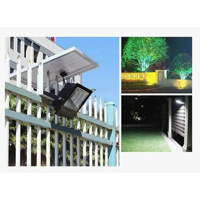 Reflector LED Solar Jortan 500W con Panel y Control Remoto 2