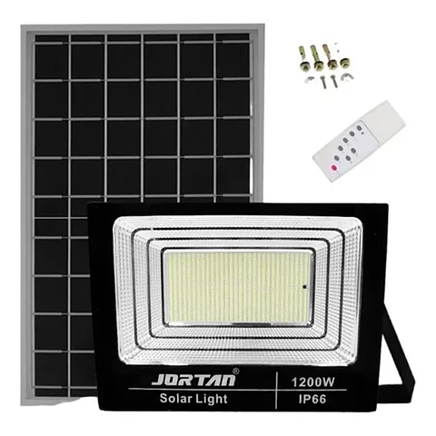 Reflector Solar Jortan 1200W con Panel y Control Remoto