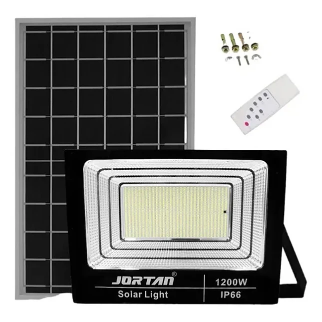 Reflector Solar Jortan 1200W con Panel y Control Remoto 1