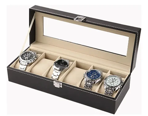 Caja Organizadora para Relojes y Joyas con Cajón