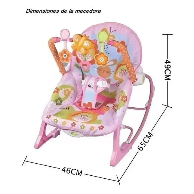 Silla Mecedora para Bebé Cómoda y Portátil 8