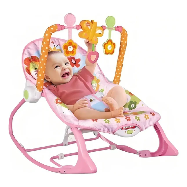 Silla Mecedora para Bebé Cómoda y Portátil 6