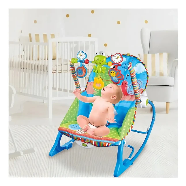 Silla Mecedora para Bebé Cómoda y Portátil 3