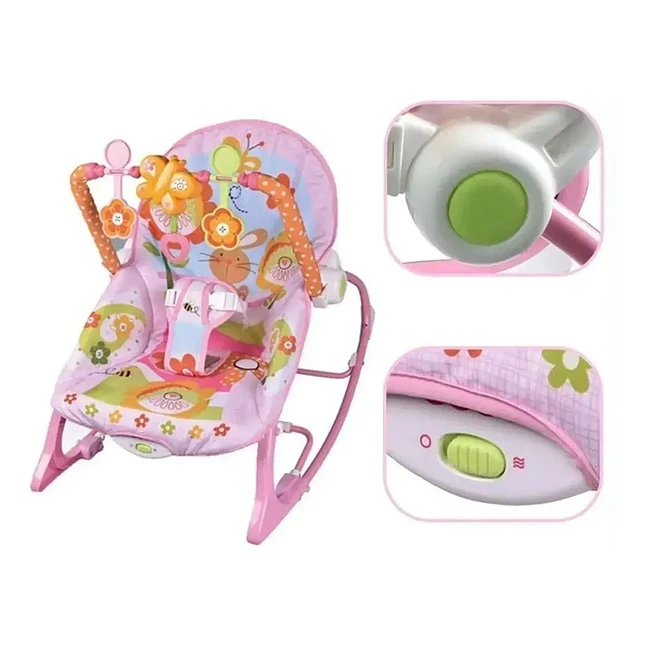 Silla Mecedora para Bebé Cómoda y Portátil 7