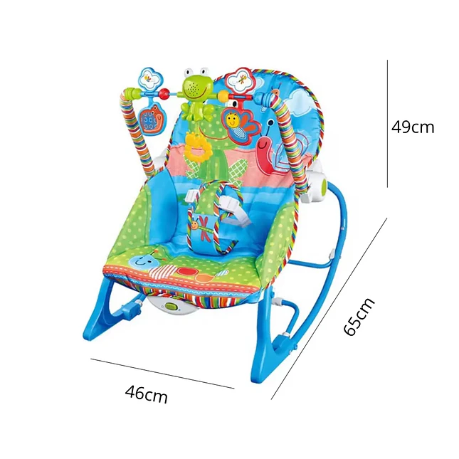 Silla Mecedora para Bebé Cómoda y Portátil 4