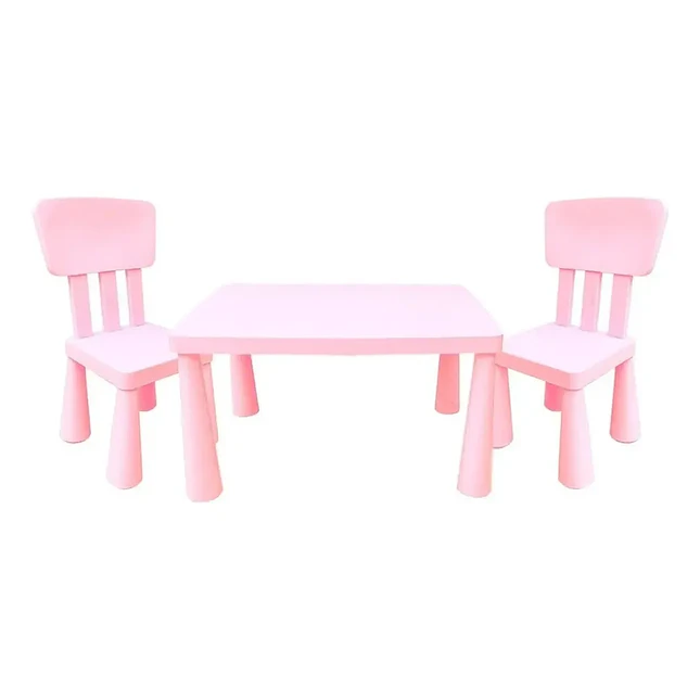 Juego de Mesa y Sillas Infantil Tipo MAMUT 1