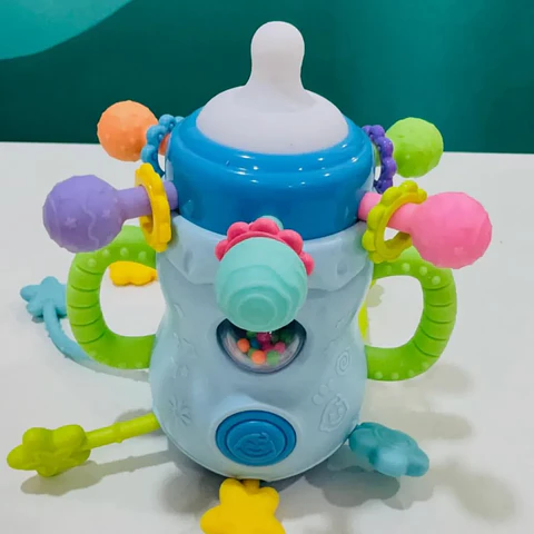 Juguete Mordedor para Bebé Tipo Tetero