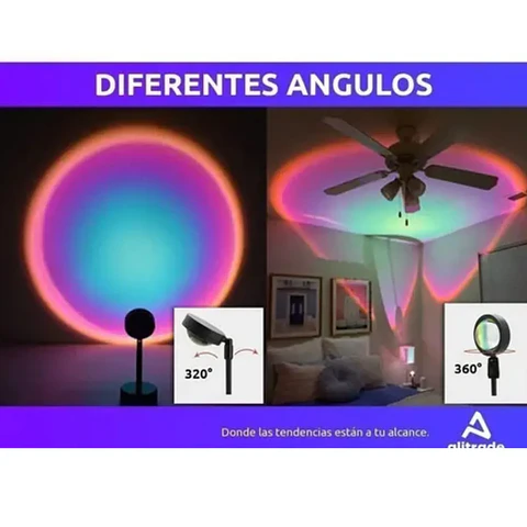 Lámpara Proyector de Atardecer LED