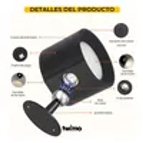 Lámpara LED de Pared Recargable