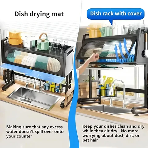 Organizador Escurridor Platero Doble Nivel