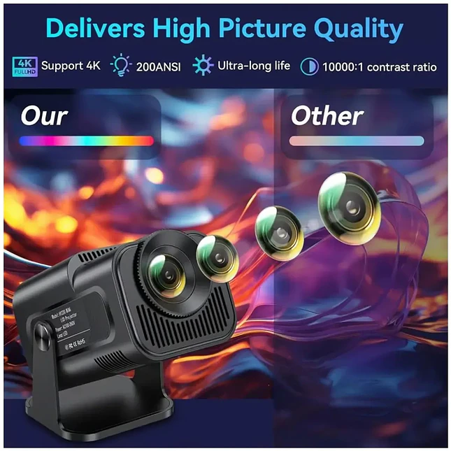 Proyector Smart HY320 Android 13 Full HD 1080P 3