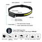 Banda para Cabeza LED Recargable con Sensor - Miniatura 2