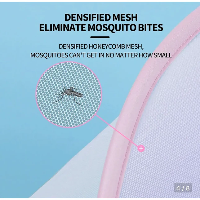 Mosquitero Plegable para Bebé Cuna y Cama 4