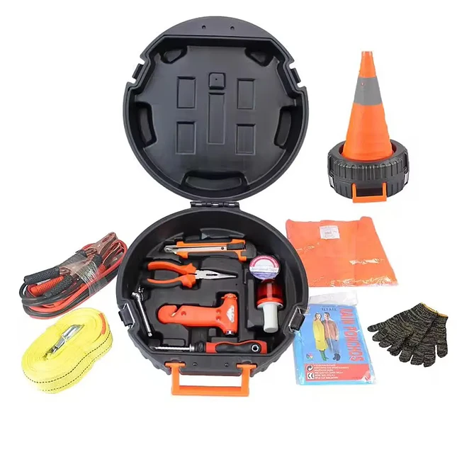 Kit de Carretera para Automóvil con Herramientas de Emergencia 1