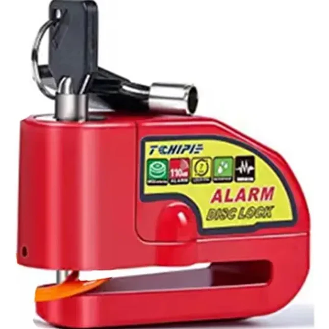 Candado de Disco con Alarma Tchipie para Moto y Bicicleta 1