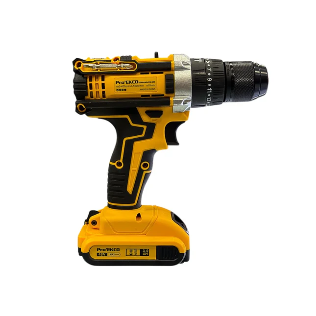 Taladro Inalámbrico Percutor 48V con 2 Baterías 2