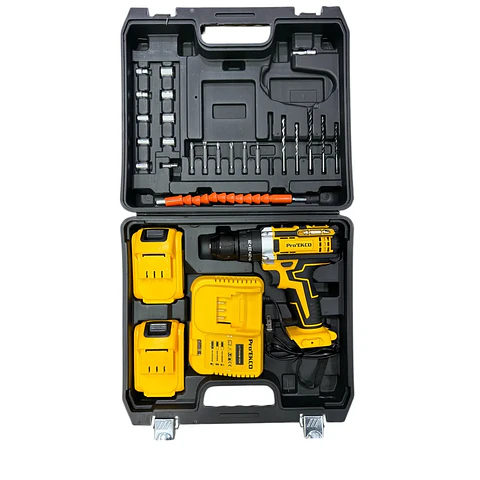 Taladro Inalámbrico Percutor 48V con 2 Baterías