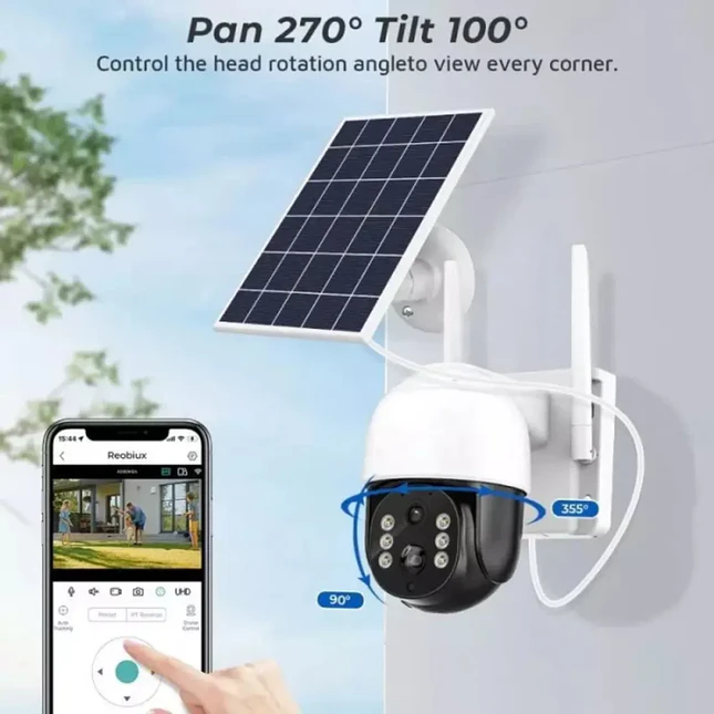 Cámara de Seguridad Solar 4G con IA ICSee 3