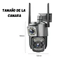 Cámara de Seguridad Mini Doble Lente WiFi V380 - Miniatura 2