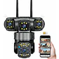 Cámara de Seguridad Exterior WiFi YMS4 4 Lentes - Miniatura 1