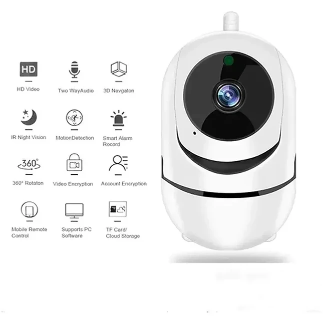 Cámara IP WiFi de 1 Antena V380 3