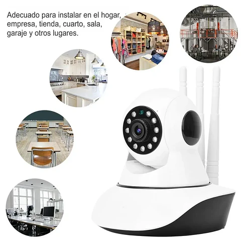 Cámara IP WiFi de 3 Antenas Yoosee