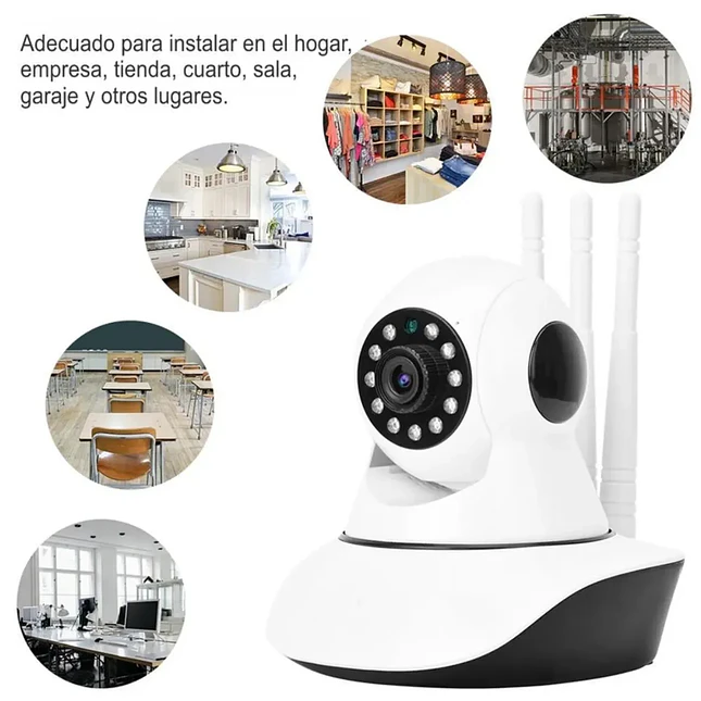 Cámara IP WiFi de 3 Antenas Yoosee 2
