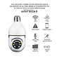 Cámara IP Tipo Bombillo Doble Lente WiFi - Miniatura 3