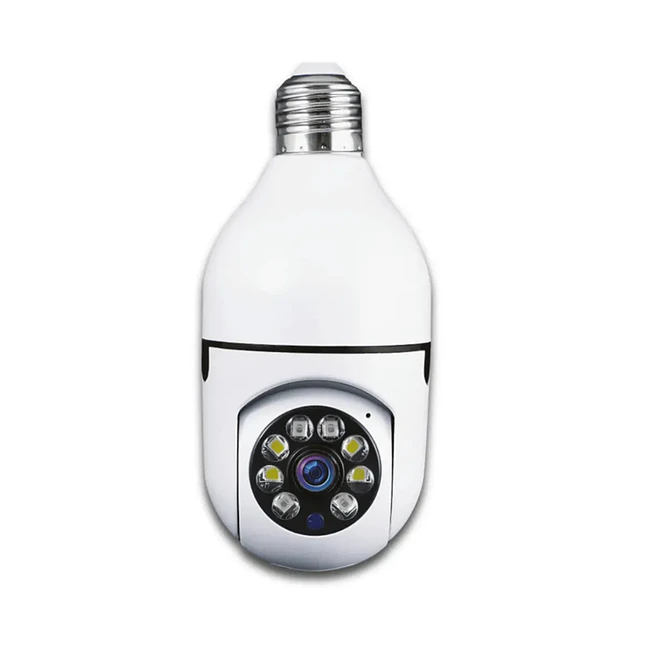 Cámara IP Tipo Bombillo Doble Lente WiFi 1