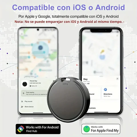 Localizador GPS OTag para Android y iPhone