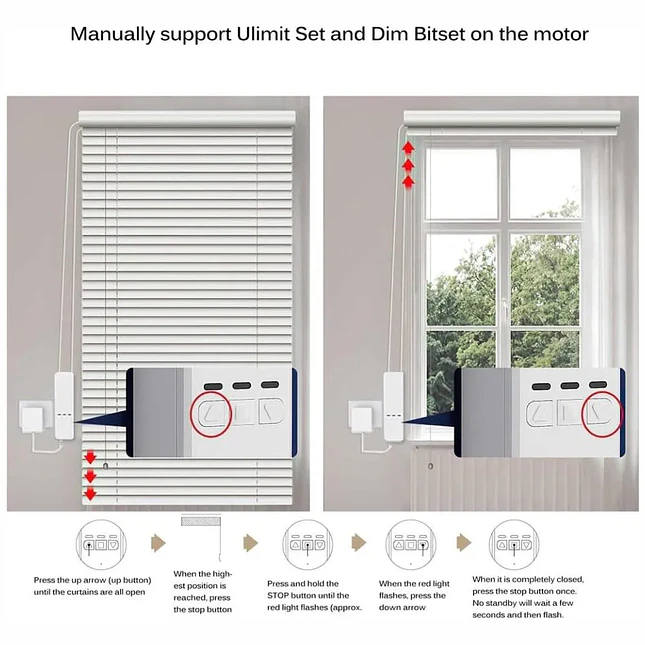 Motor Inteligente para Cortinas WiFi Compatible con Alexa y Google Home 3