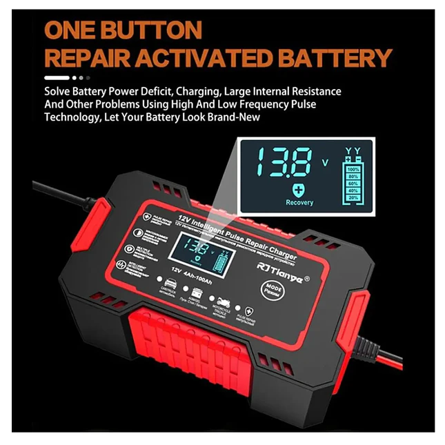 Cargador Inteligente de Baterías 12V/24V 2