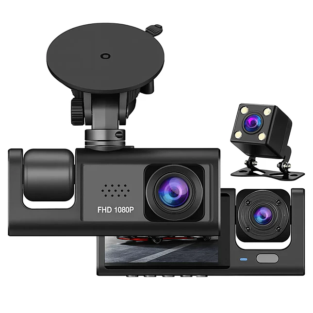 Cámara para Carro de 3 Lentes HD 1