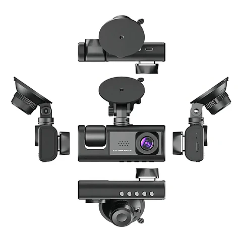 Cámara para Carro de 3 Lentes HD