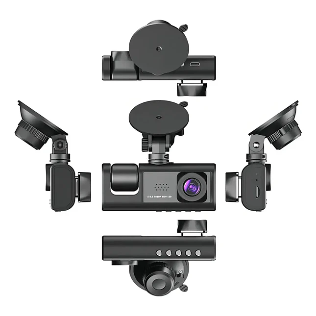 Cámara para Carro de 3 Lentes HD 2