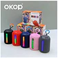 Parlante Portátil Okop KP-599 Bluetooth con Luces LED - Miniatura 1