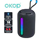 Parlante Portátil Okop KP-599 Bluetooth con Luces LED - Miniatura 4